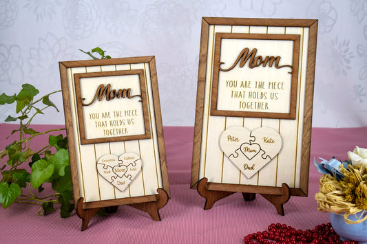 Family Heart for Mom - Frame your Love