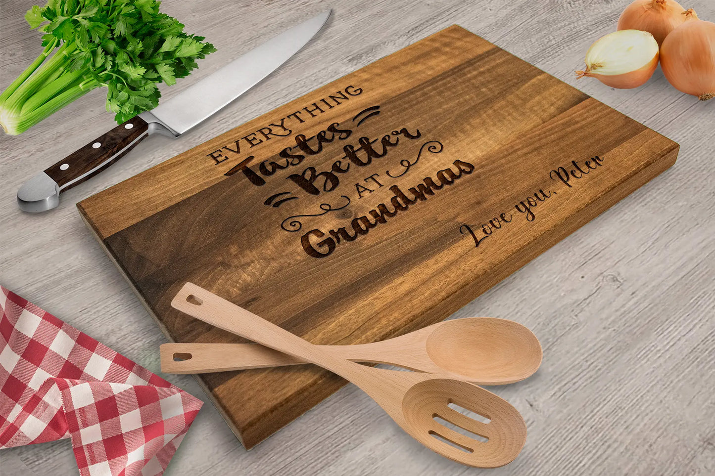 Grandma's Cutting Board - Everything Tastes Better