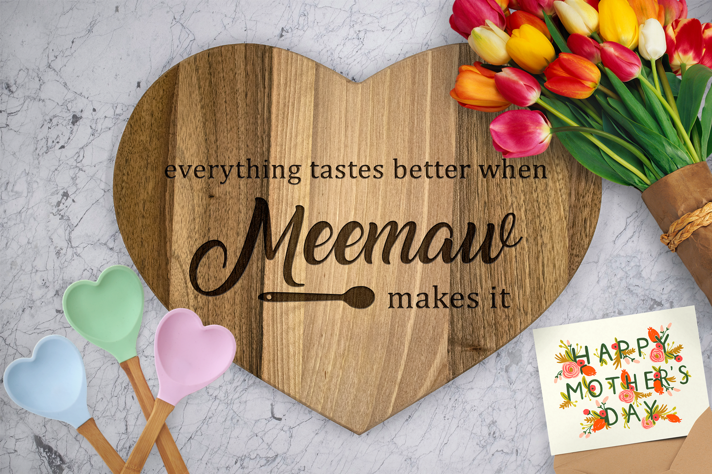 Grandma's Cutting Board - Everything Tastes Better