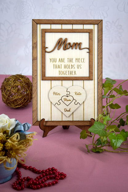 Family Heart for Mom - Frame your Love
