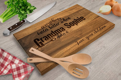 Grandma's Cutting Board - Everything Tastes Better